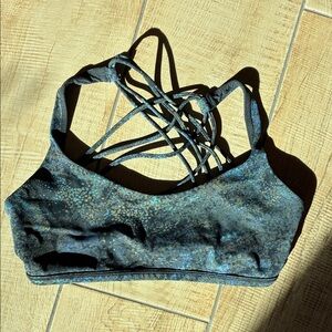 Lululemon Black and Blue Sports Bra